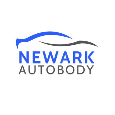 Newark Autobody logo with Ohio outline